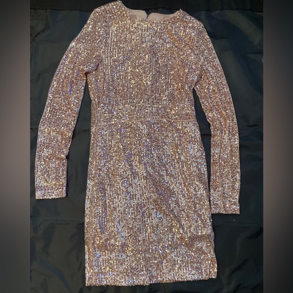 Gianni Bini Sequins Midi Long Sleeve (Never Worn)